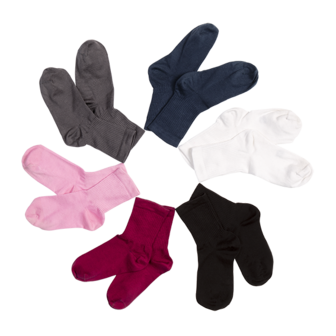 Autishop Chaussettes sans couture enfants 27-38 coton