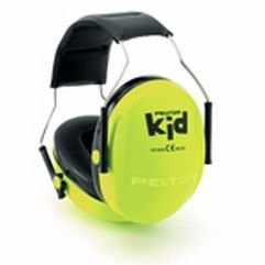 Casque antibruit Peltor Kid vert (l&eacute;g&egrave;re nuisance sonore)