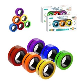 Magnetische fidget ringen