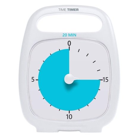 Time Timer PLUS blanc 20 minutes