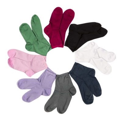 Autishop chaussettes sans couture pour dames 36-41 coton