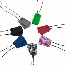 bijoux à mâcher ID tag