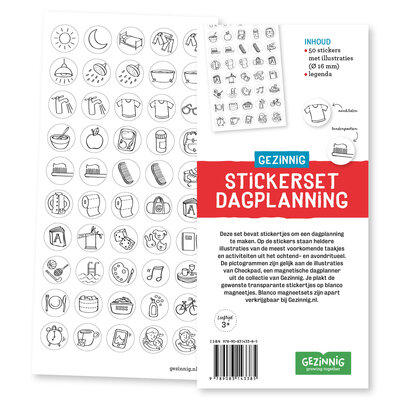 Sticker set horaire journalier