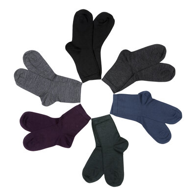 Autishop chaussettes sans couture dames 36-41 mérinos